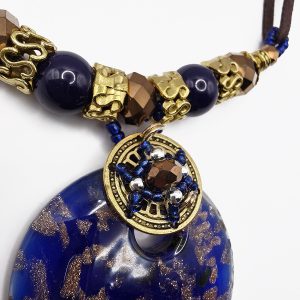 Collar eclipse texturado